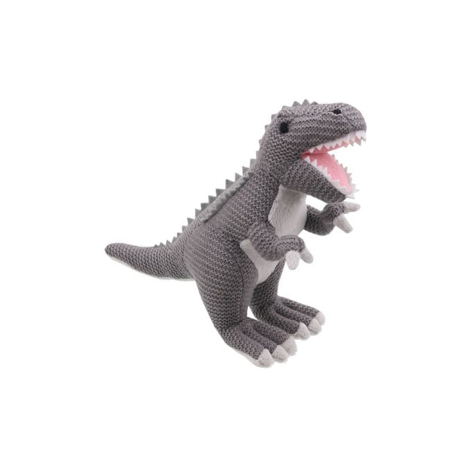 Wilberry Knitted Grey T-Rex