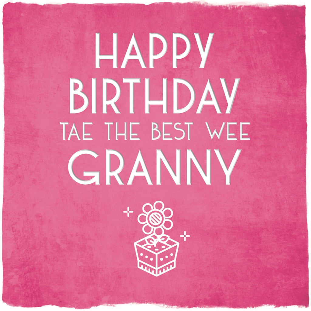 Card: Best Wee Granny - Coorie Doon