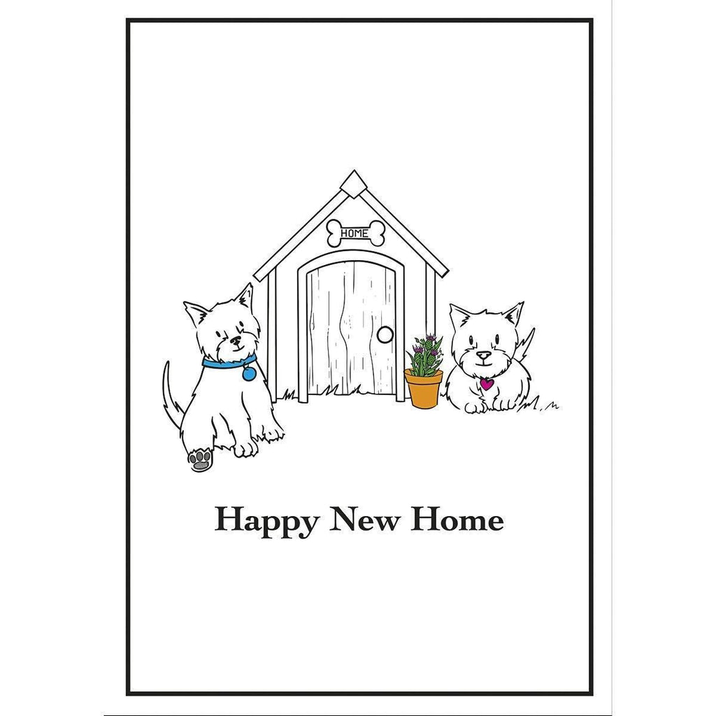 Card: Wee Westies Happy New Home - Coorie Doon