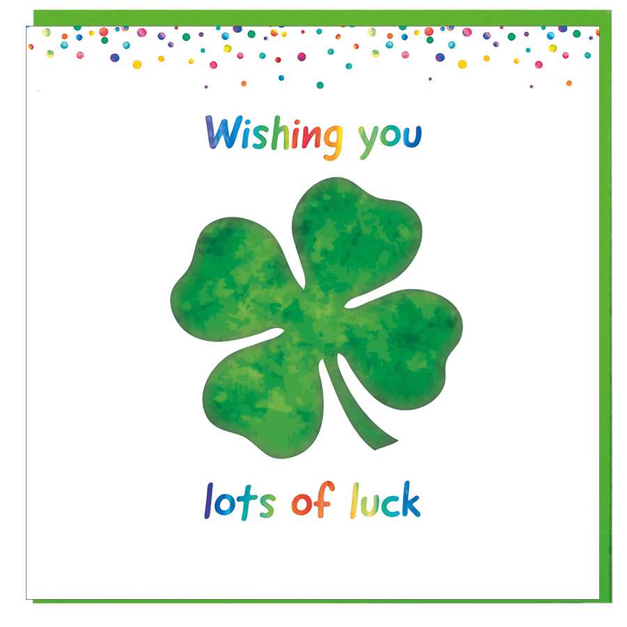 Card: Lots of Luck - Coorie Doon