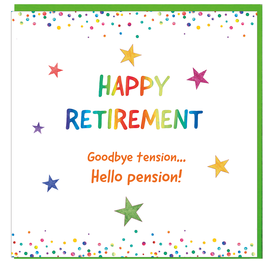 Card:  Happy Retirement - Coorie Doon