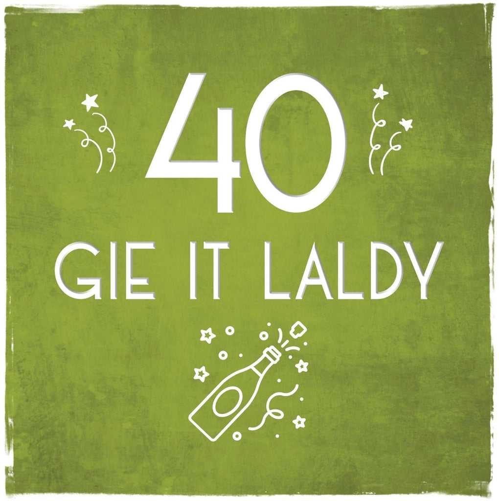 Card: 40 Gie It Laldy - Coorie Doon