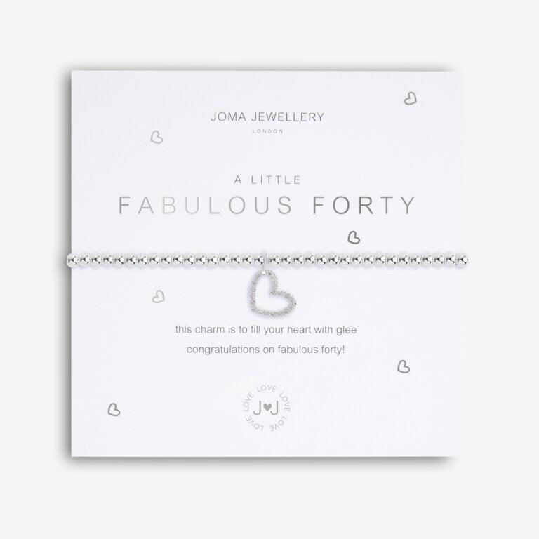 Joma Jewellery A Little Fabulous Forty Bracelet - Coorie Doon
