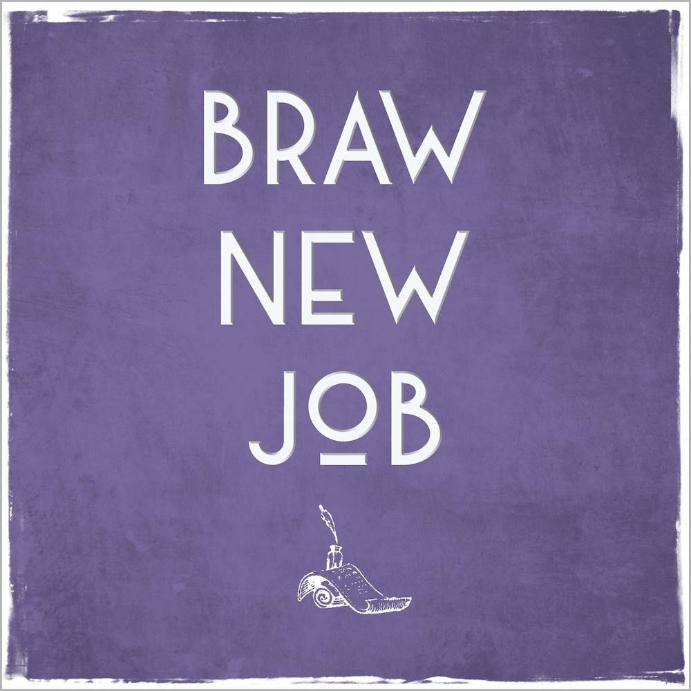 Card: Braw New Job - Coorie Doon