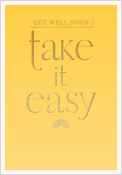 Card:  Take It Easy