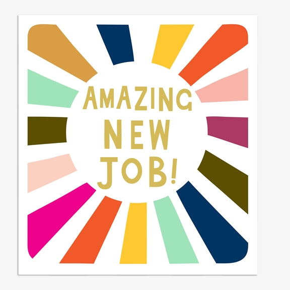 Card: Amazing New Job