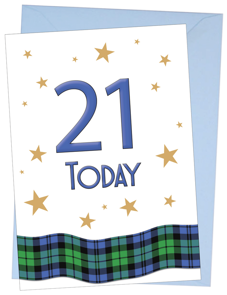 Card: Blue 21 Today