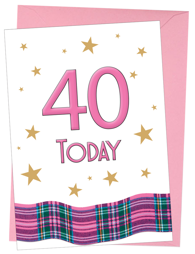 Card: Pink 40 Today
