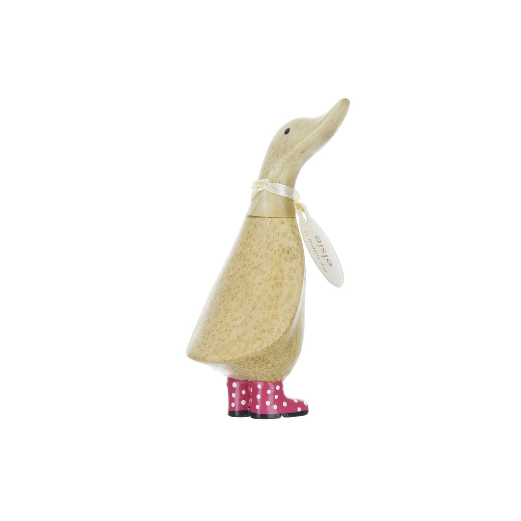 Dinky Duck with Spotty Wellies (Pink)