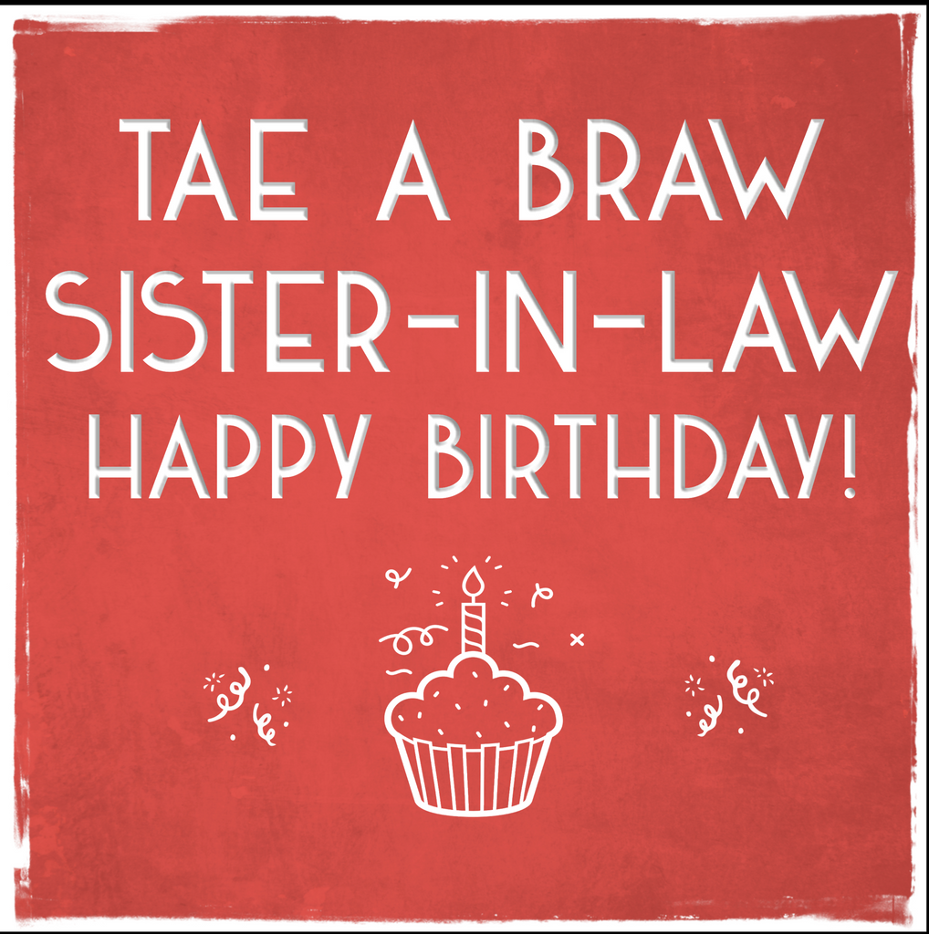 Card: Sister-in-Law Birthday
