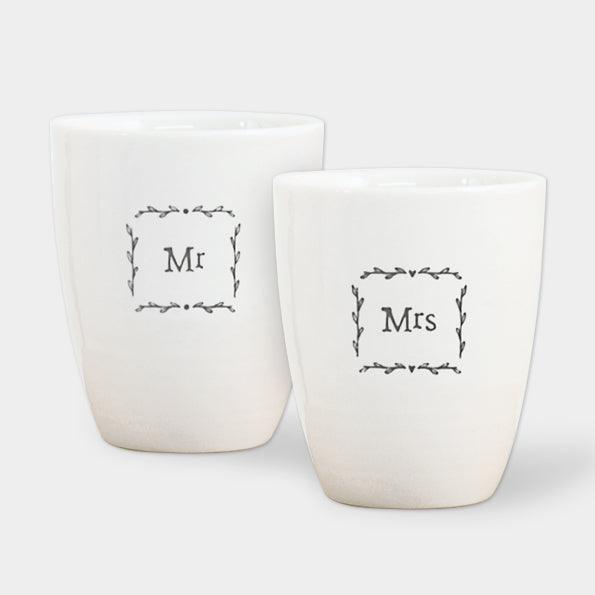 Egg Cup Set - Mr & Mrs - Coorie Doon