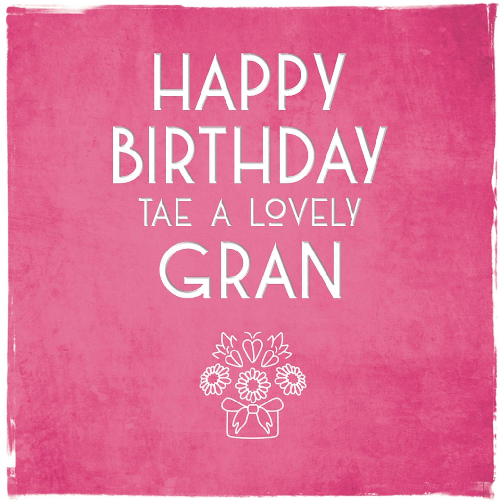 Card: Birthday Gran - Coorie Doon