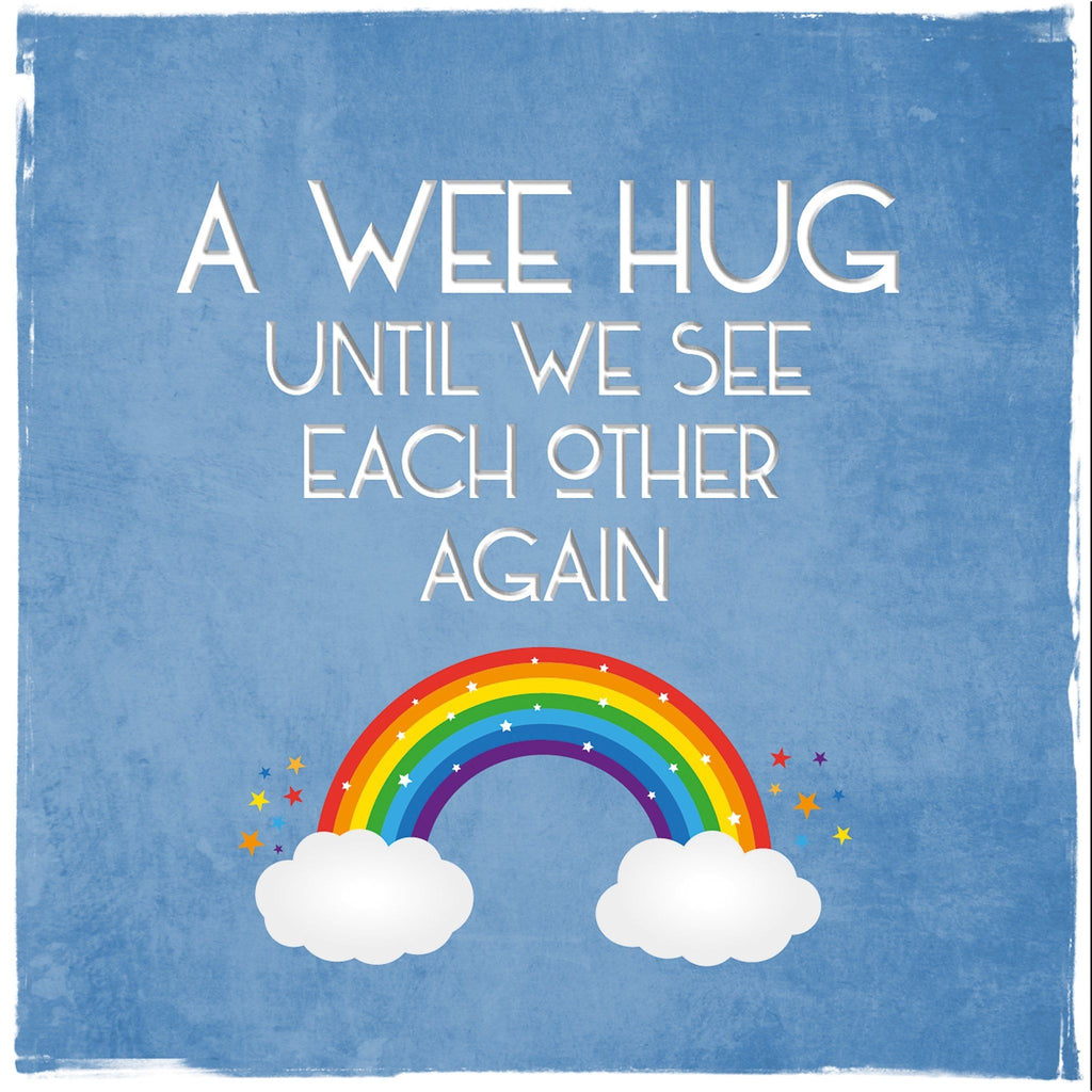 Card: Wee Hug Rainbow - Coorie Doon