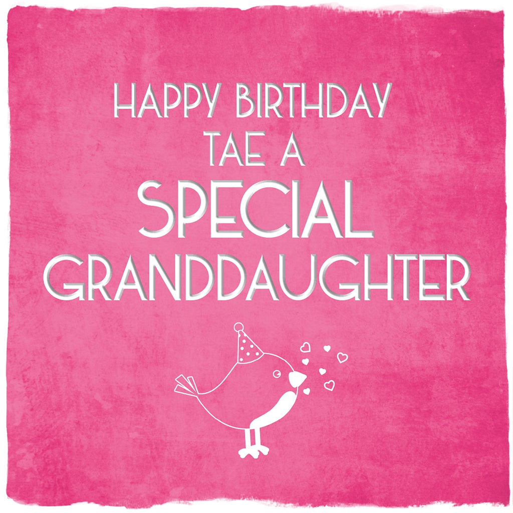 Card: Special Granddaughter - Coorie Doon