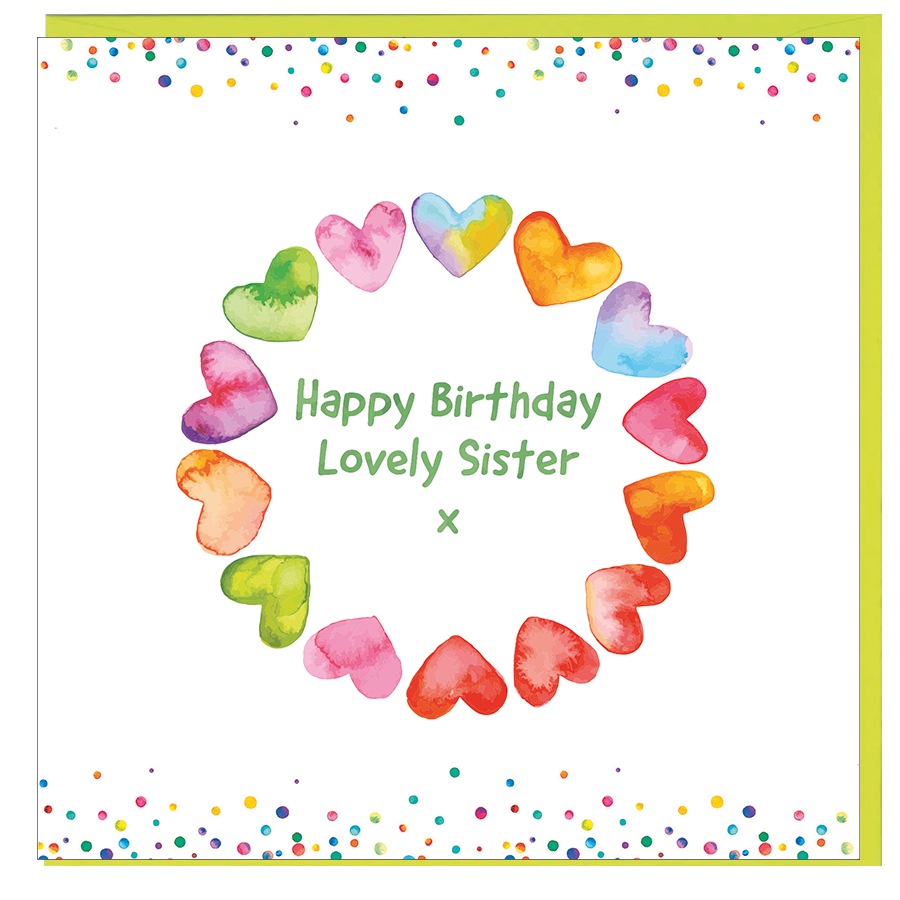 Card: Birthday Lovely Sister - Coorie Doon