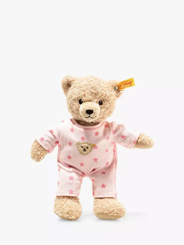 Steiff Teddy & Me - Plush Teddy Bear Baby Girl In Pyjamas