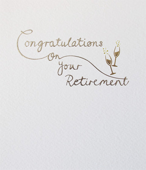 Card: Congratulations On Your Retirement