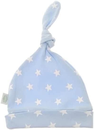 Ziggle - Blue with White Stars Baby Hat