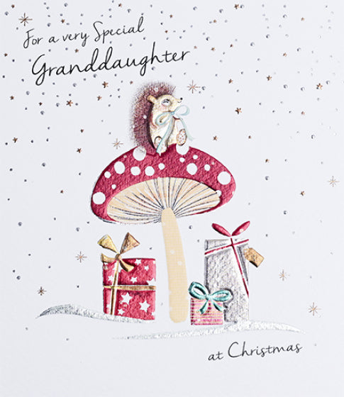 Card: For a Very Special Granddaughter at Christmas