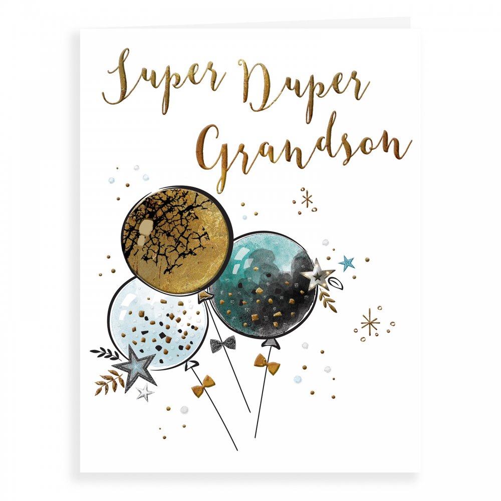 Card: Birthday - Super Duper Grandson