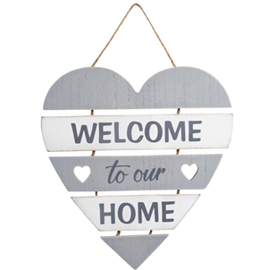 Welcome To Our Home Slatted Sign - Coorie Doon