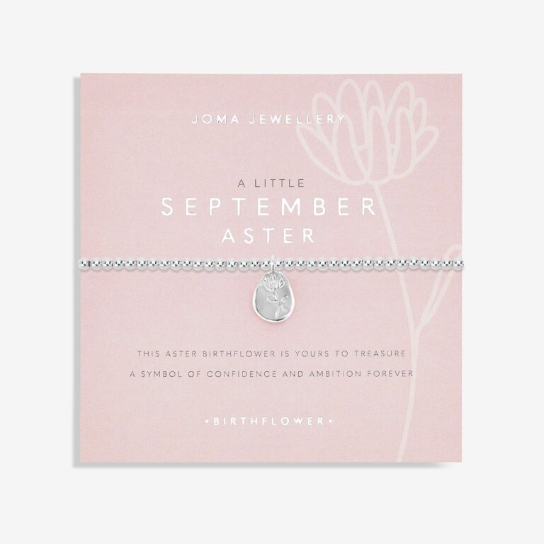 Joma Jewellery Birth Flower A Little September Aster Bracelet