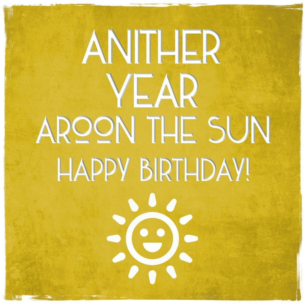 Card: Anither Year Aroon the Sun - Coorie Doon