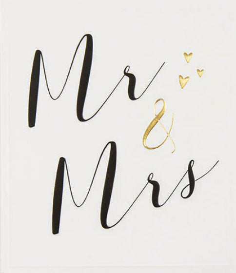 Card:  Wedding Mr & Mrs