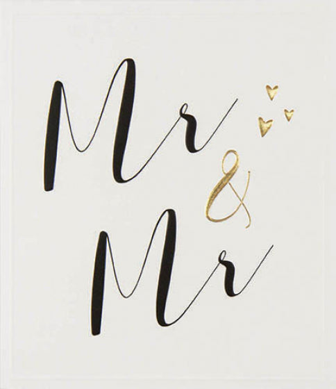 Card: Wedding Mr & Mr