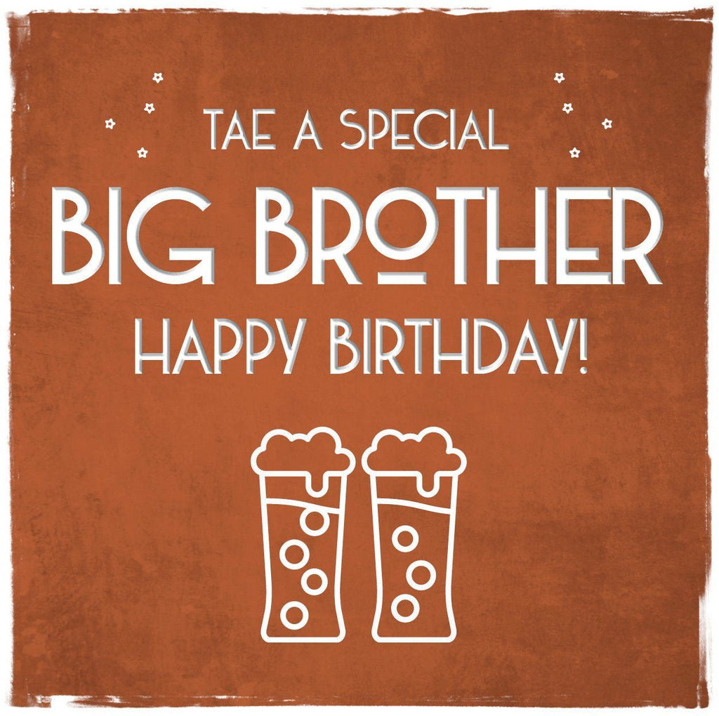 Card: Big Brother Birthday - Coorie Doon