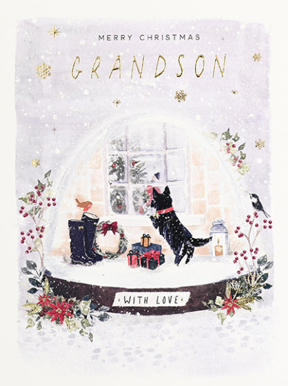 Card: Grandson At Christmas