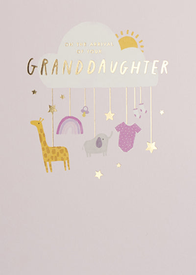 Card: On the Arrival of Your Granddaughter