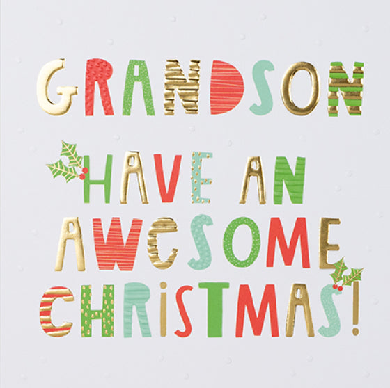 Card: Special Grandson Christmas