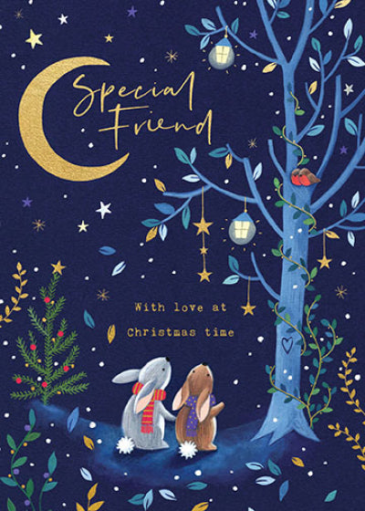Card: Special Friend With love at Christmas Time