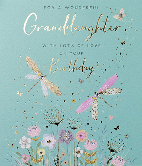 Card: Birthday, For A Wonderful Granddaughter