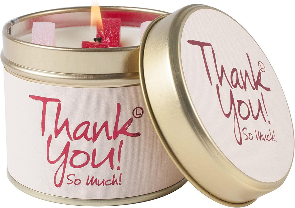 Lily-Flame Thank You Candle Tin - Coorie Doon