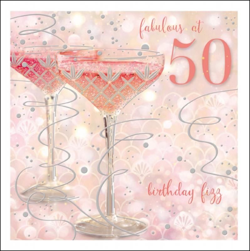 Card: Fabulous At 50 - Coorie Doon