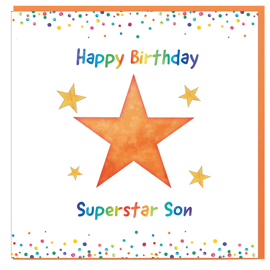 Card: Birthday Superstar Son