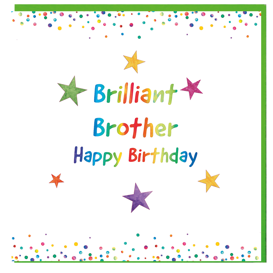 Card: Birthday Brilliant Brother