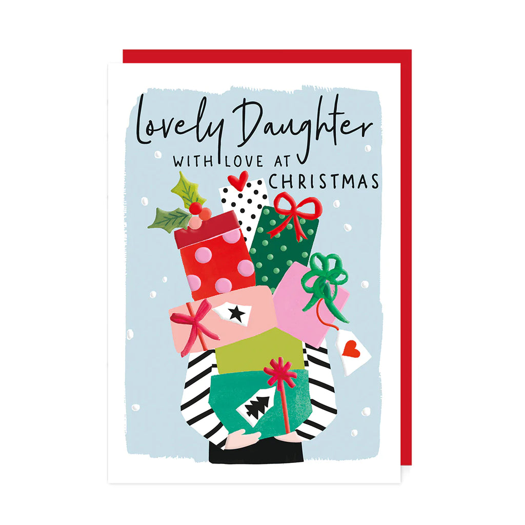 Card: Lovely Daughter With Love At Christmas