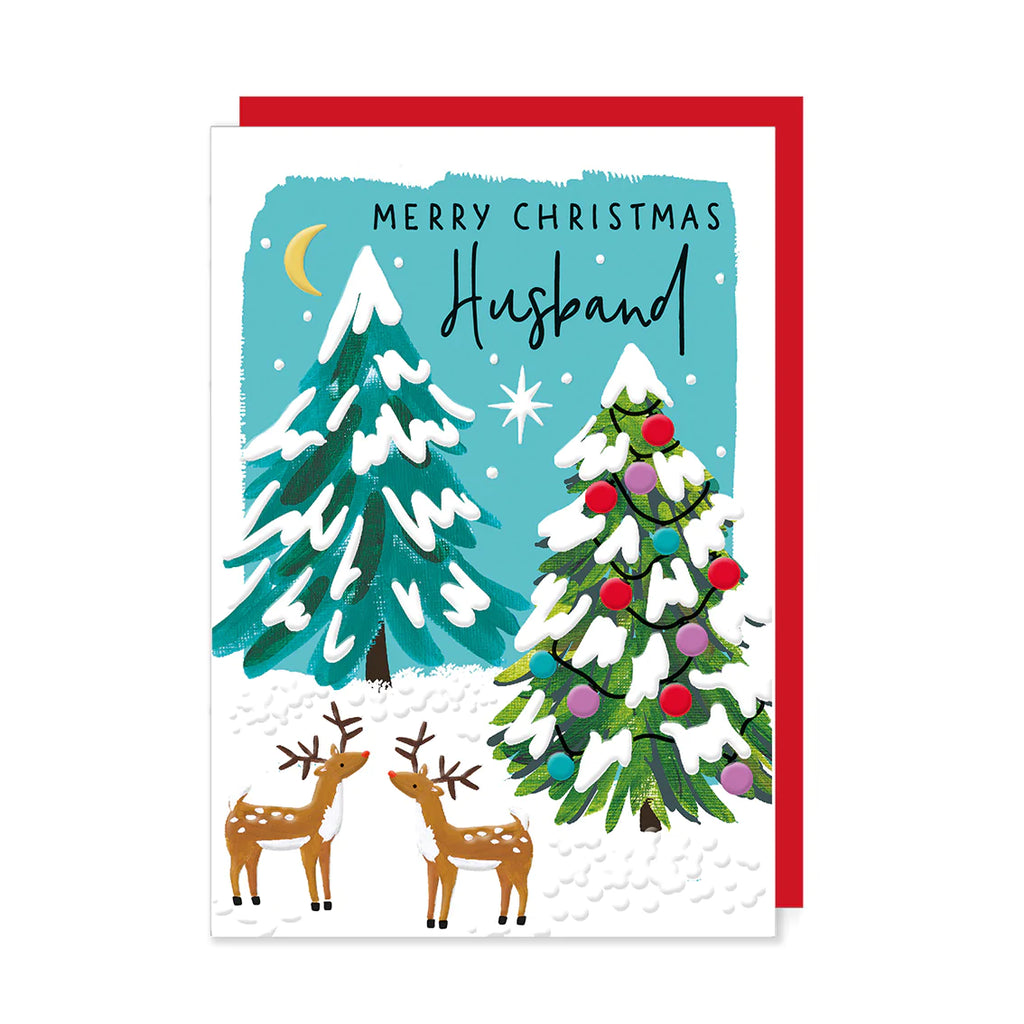 Card: Merry Christmas Husband