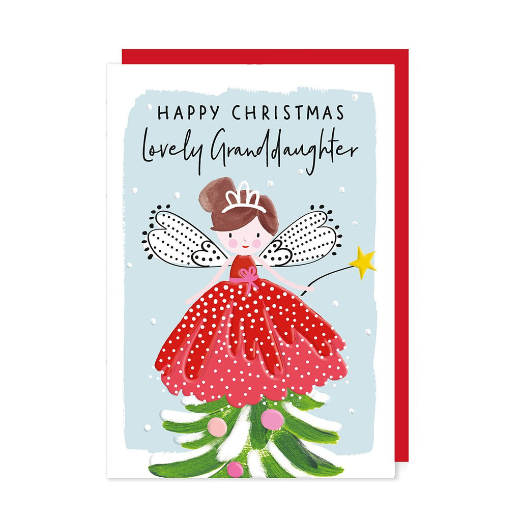 Card: Happy Christmas Lovely Granddaughter