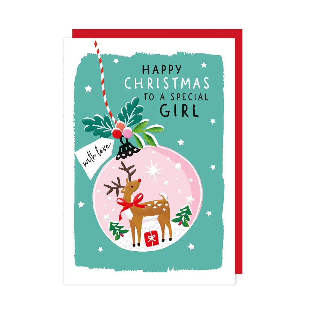 Card: Happy Christmas To A Special Girl