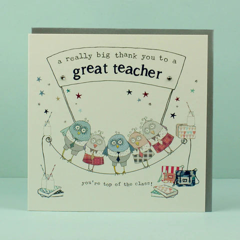 Card - A Really Big Thank You Teacher