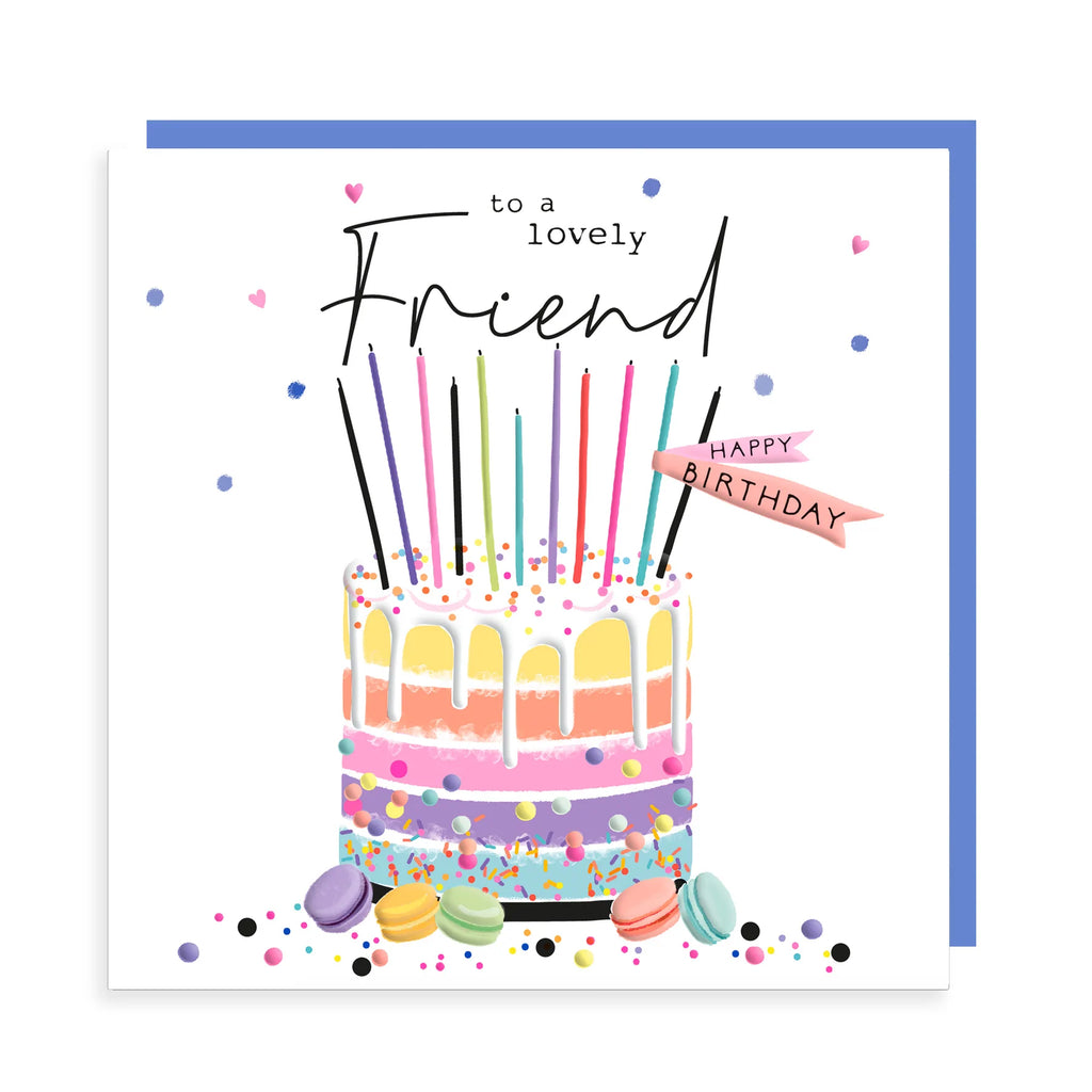 Card: To A Lovely Friend - Happy Birthday