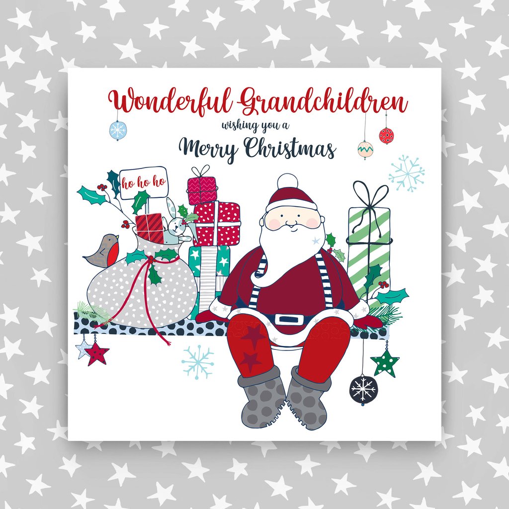 Card - Wonderful Grandchildren Crhistmas
