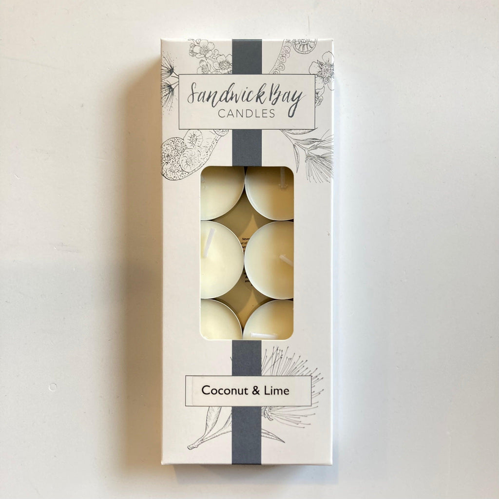Sandwick Bay Candles - Coconut & Lime Tealights - Coorie Doon