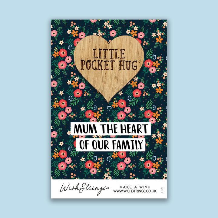Little Pocket Hug - Mum Heart of the Family - Coorie Doon