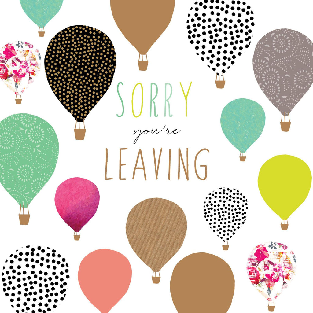 Card: Sorry You Are Leaving