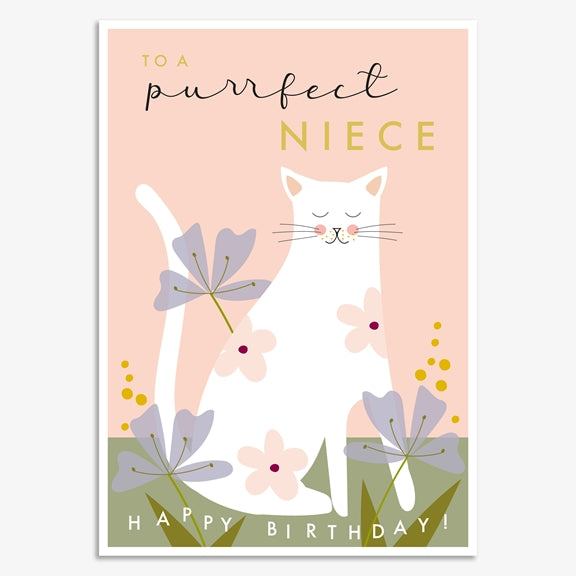 Card: To A Purrfect Niece